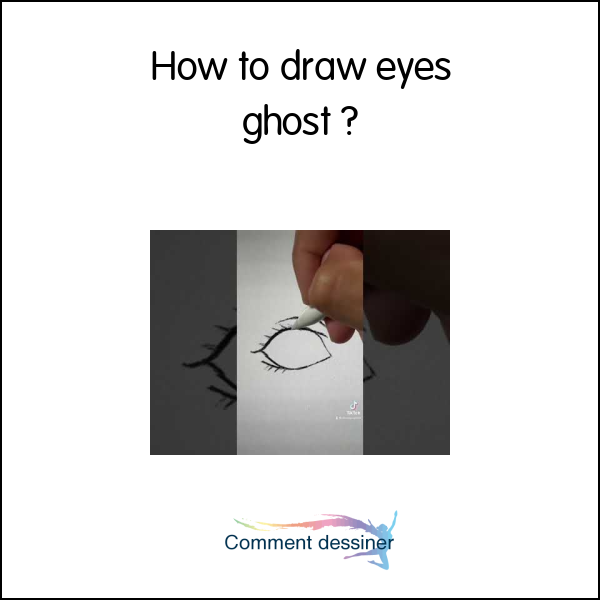 How to draw eyes ghost